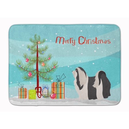 Carolines Treasures Havanese Christmas Machine Washable Memory Foam Mat BB8476RUG